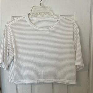 Lululemon crop top white